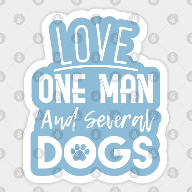 Dog Lover Woman Sticker by enrynz